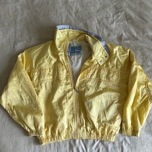 Sportswear Butter Yellow Silk Track Jacket